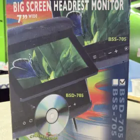 Bss-705 Chameleon Nib - 7 Inch Lcd Headrest 3 Color Covers Bss-705 Chameleon Nib - 7 Inch Lcd Headrest 3 Color Covers