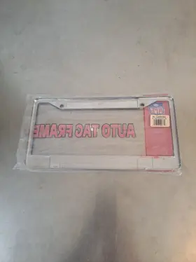 9474640237 Cisco Independent Arizona Cardinals License Plate Frame Laser Cut Chrome - New Sealed #2