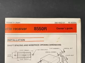 8550r Clarion Am Fm Stereo Cassette Receiver Car User Manual Guide Instructions #2
