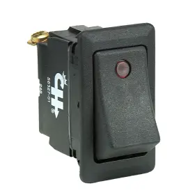56327-01-bp Cole Hersee Sealed Rocker Switch With Small Round Pilot Lights Spst On-off 3 Screw