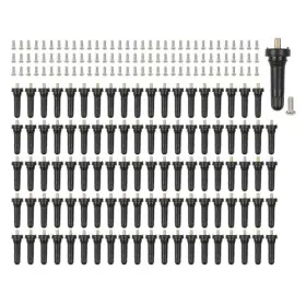 17-20008  Dasbecan 100pcs Tpms Snap-in Tire Pressure Sensor Valve Stem Compatible