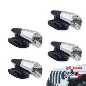 All14 Dawfall Automotive Wind Powered Deer Warning Devices 0.8 Inch X 2.1 1.2 4 Pcs Silver