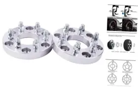 Ws210-02 Dcvauto 2pc 6x5.5 To 6x120 Wheel Adapters 1 Inch With 14x1.5 Studs Inch-2 Pcs
