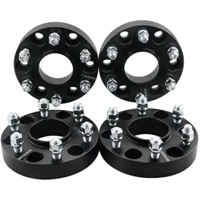 Ws293b-04 Dcvauto 4pc Black 6x5.5 Hubcentric Wheel Spacers 1 Inch With 14x1.5 Studs Inch-4 Pcs