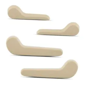 Desh-sub07-fl Deal Fr Rl Rr-bg-4p New 4pcs Complete Left Right Front Rear Side Beige/tan Interior Seat