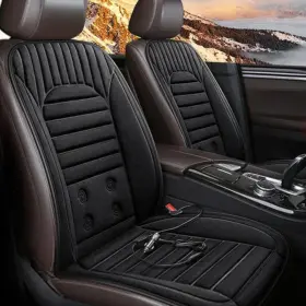 Dearmotor 1/2pcs Car Heated Seat Covers Fast Heating Winter Warm 12v Set Of 2