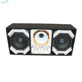 Deejay Led 816794027181 Two Despacito Heavy Duty 8 Inch Woofers One Horn With Bullet