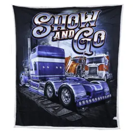 Diesel Life License 085003396299 Show And Go Sherpa Throw 60 X 70