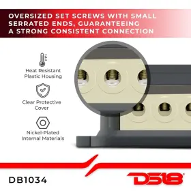 3x4-ga Ds18 Db1034 Distribution Block 1x0-ga In Out For Car Amplifiers #2