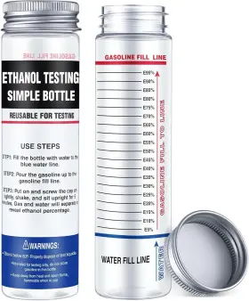 Lif-dunkive-39 Dunkive 2 Pcs Ethanol Tester E85 Fuel Test Kit Bottle Reusable Wide Mouth