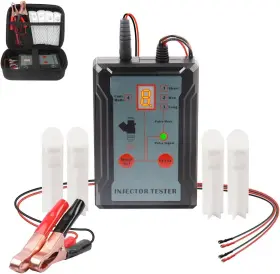 Pyzcsytjlshs-1218 Duoyi Updated Fuel Injector Tester Four-wire Dual Channel Gray Kit