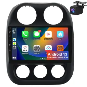 Eaglenav 751355677965 64gb Car Stereo Carplay Gps Radio For Jeep Compass/ Patriot 2010-2016 Camera