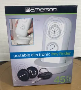 Pl-01 Emerson Portable Electronic Key Finder 45 Ft Range Wireless Lost Car Tracker