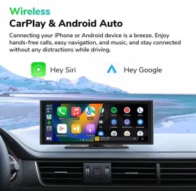 Eonon 972635477165 Portable Car Stereo Wireless Apple Carplay Android Auto 10 Inch Screen Dvr #3