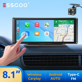 Essgoo-e40pro Essgoo For Vw Golf Mk5 Mk6 8.1 Inch Car Stereo Apple Carplay Android Auto Player Bt Radio