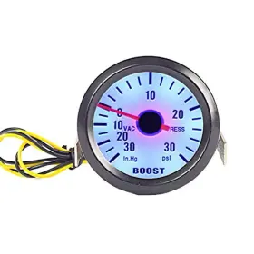 Esupport 711041558459 Car 2 Inch 52mm Turbo Boost Gauge Meter Psi Pointer Blue