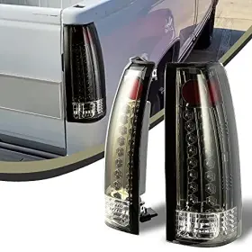 Pl-034-s Fametrade Llc Tail Light Compatible With 1988-2000 Chevy Gmc Suburban C/k 1500 Smoked Lens