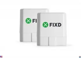 B07cfvd2p3 Fixd Bluetooth Obd2 Scanner - Wireless Car Code Reader For And Android 2 Pack