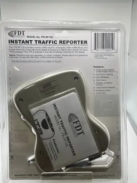 Itr-rf100 Florida Digital Technologies New Electronic Instant Traffic Reporter Itr Weather And Amber Alerts Visor Mounted #2