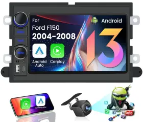 F150 Fortdows 717352566930 5g Wifi Upgrade Car Radio For Ford 2004-2008 7ftft Hd Touchscreen Stereo