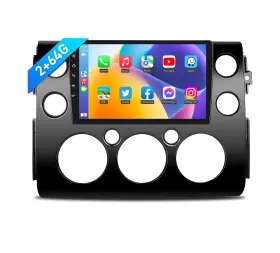 Fortdows 745746806447 Car Radio Accessories For Toyota Fj Cruiser 2007-2018 - Head Unit Stereo Repl