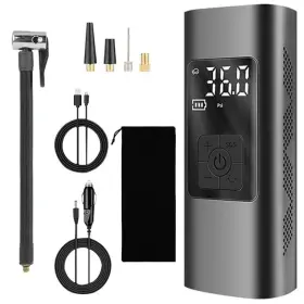 Fff-gpct3432 Fresh Fab Finds 150 Psi Cordless Car Tire Pump 6000mah Rechargea