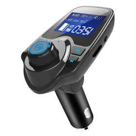 Fff-gpct923 Fresh Fab Finds Car Fm Transmitter Usb Charger Aux Mp3 Player Black