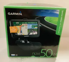 010-00991-21 Garmin Nuvi 50 Lm Gps 5 Inch Lifetime Mounts With Map Nib