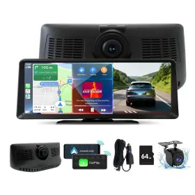 Cp08 Gegaibe 8.1 Inch Hd Carplay Screen For Car Stereo 2k Dash Cam Wireless Portable Touch Sc