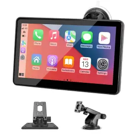 Gifehu 724725222645 Portable Wireless Carplay Screen For Car 7 Inch Hd Touch Ca... Fast Ship