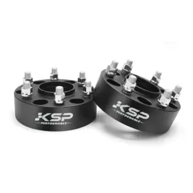 6020k Goldenlion Ksp 6x5.5 Wheel Spacers 2 Inch For Silverado 1500 -6x5.5-2pcs Black