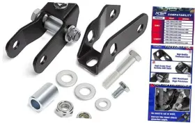 9f723p2 Goldenlion Ksp 2 Inch -4 Front Shock Extenders Fit 1988-1999 K1500 K2500 Black