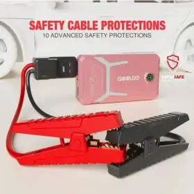 Ge1500 Gooloo Factory Sealed New In Box Pink Car Jump Starter 12v Portable Battery Power Bank #3