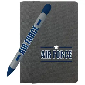 Greeting Pen 813851002785 Air Force Gift Set With 4 Inch X 6 Notebook And 1 Rotating Message