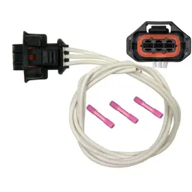 Yk-xs-052 Grobarpart Fuel Pressure Sensor Connector Wire Plug Pigtail Wiring Harness Compatible Wi