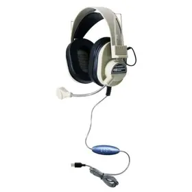 Ha-66usbsm Hamiltonbuhl Deluxe Usb Headset With Gooseneck Microphone Ha-66usbsm Hamiltonbuhl Deluxe Usb Headset With Gooseneck Microphone