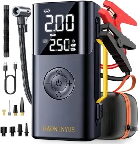 Qs213 Haoninyue Car Jump Starter Air Blower Vacuum Cleaner Model New