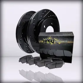 Bhcr.66066.02 Hart Brakes - Rear And Rotors Kit Brake Pads