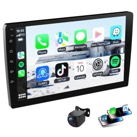 Haudio 761709917258 9 Inch Double Din Car Stereo With Wireless Carplay And Android Auto Gps