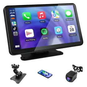 Haudio 761709918194 7 Inch Portable Wireless Carplay And Android Auto Car Stereo With Backup ... Fast Ship