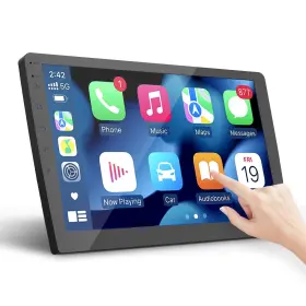 Haudio Cpu1.5ghz 4 64g Double Din Car Stereo 10.1 Inch Hd Touchscreen With Wireless Apple Carplay And