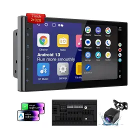 Cvd7621-aj Haudio Wireless Double Din Car Stereo With 7 Inch Hd Touchscreen Carplay And A... Fast Ship