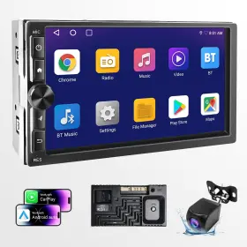 Da07 Haudio 7inch Car Stereo Double Din Wireless Carplay And Android Auto 1080p ... Fast Ship