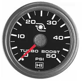 1021021r1hi Hewitt Industries 50 Psi Universal Turbo Boost Gauge Kit