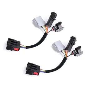 Zjx-7201-99-1t3 Hf Autoparts Conversion Harness Adapter Wiring Connector Towing Mirrors For 1999-2007 F250