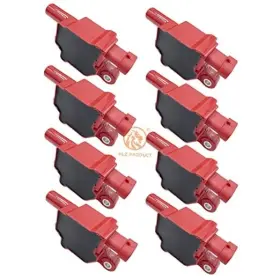 Hlz Product 658099980385 Set Of 8 Square High Energy Ignition Coil Compatible With Cadillac Chevy