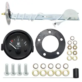 Hoypeyfiy 664271332859 2 Inch 52mm Fuel Level Gauge Universal Car Suv With Sensor E-1/2-f Pointer Meter 1