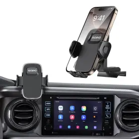 He05-te02 Igoevo Upgraded Tacoma Phone Mount For Toyota 2016-2023 3rd Gen Dashboard Cl