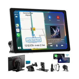 Ik11 Iiwey 11 Inch Extra Large Wireless Apple Carplay Screen For Car Ultra-slim 0.16 In