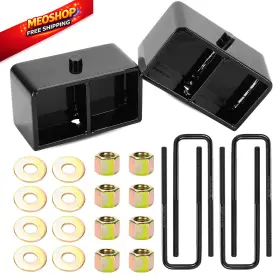 Bullk027s Ilonpa 3 Inch Rear Leveling Lift And Block Kit With Extended Square Height